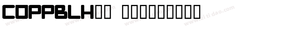 COPPBLH_1 (3)字体转换